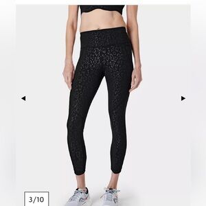 Sweaty Betty | Power 7/8 Embossed Workout Leggings